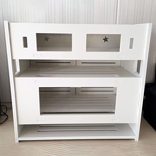 Floating Shelf,WiFi Router Modem, Cable Power Plug Wire