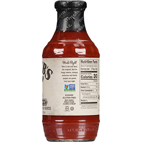 Stubb's Original Bar-B-Q Sauce, 18 OZ