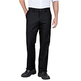 DICKIES 2112272BK-32x32 Industrial Work Pants, Twill, Black, 32x32