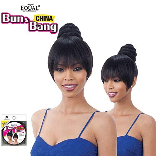 Amazon Com Swirl Bun Bang 1 Jet Black Freetress Equal