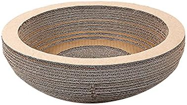 Painon Bowl Shaped Design Corrugated Paper Cat Scratch Board with Catnip