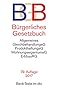 B&uuml;rgerliches Gesetzbuch BGB: mit Allgemeinem Gleichbehandlungsgesetz, BeurkundungsG, BGB-Informationspflichten-Verordnung, Einf&uuml;hrungsgesetz