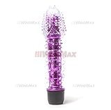 WindMax® US Seller 6.5 Inch Multi-speed Powerful Vibrator 2in1 Bead Vibe Av Stick Pleasure Wand Thrusting Vibration Personal Massager Female Masturbation Tool G-Spot Stimulator for Women (Purple Color)