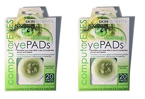 Computer Eyes - Cool Cucumber Eye Pads (2 Pack - 40 Pads)