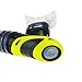WACOOL Professional Snorkeling Snorkel Diving Scuba Package Set with Anti-Fog Coated Glass Purge Valve and Anti-Splash Silicon Mouth Piece for Men Women (Adults,Yellow)