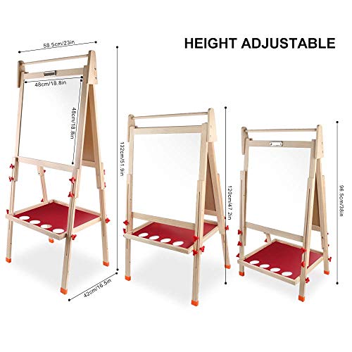 6 Double+Sided+Whiteboard+Chalkboard+Magnetics+Accessories