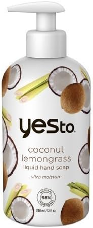 Yes to Coconut Lemongrass Liquid Hand Soap 12 fl oz (packo f 2) by Yes to Coconut