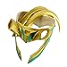 Cafele Loki Helmet Removable Horns Loki Mask Movie Thor Ragnarok for Halloween Green
