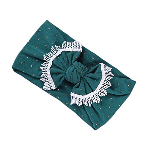 image for DANMY Baby Girl Nylon Headbands Turban Newborn Infant Toddler Hairband
