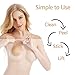UPGRADED: 2 pair Reusable Silicone Breast Lift Round NippleCovers with Improved Adhesive plus 20pc Styling Body Tape