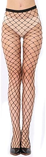 High Waist Large Lattice Fishnet Lingerie Stockings