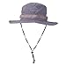 Vadventure Mens Outdoor Waterproof Fishing Hat Wide Brim UV Protection Summer Safari Boonie Hats Sun Cap for Hunting Hiking and Camping