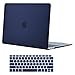 MOSISO MacBook Air 13 inch Case 2019 2018 Release A1932 with Retina Display, Plastic Hard Shell Case & Keyboard Cover Skin Only Compatible with MacBook Air 13 with Touch ID, Navy Blue primary