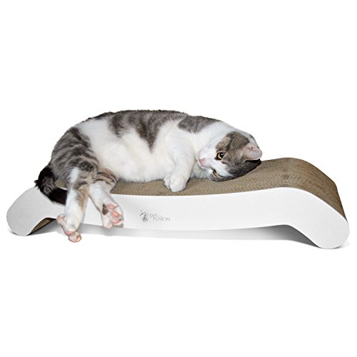 PetFusion FlipPad Cat Scratcher Lounge, 27 Inch Reversible Cat