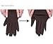 Women Touchscreen Phone Texting Polyester Windproof Winter Gloves one size fits all (Black)