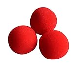 Great Deal(TM) Street Magic Trick Comedy Soft Red Sponge Ball Close-Up, 10Pcs