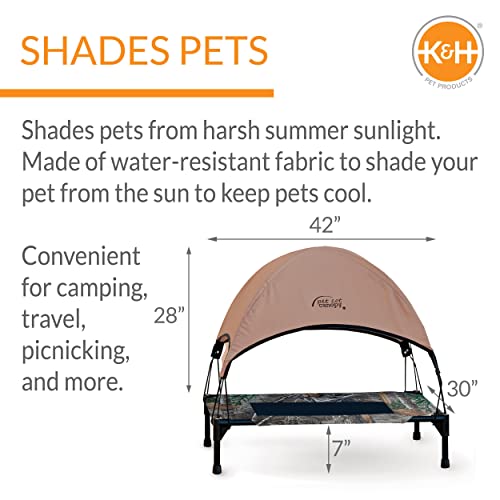 K&H PET PRODUCTS Original Pet Cot Elevated Dog Bed & Cot Canopy