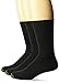 Gold Toe Men's Cushion Foot Fluffies Sock - 10-13 / Shoe: 6-12.5 - Black, 3-Pack