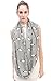 Lina & Lily Penguin Print Infinity Loop Women's Scarf (Grey)