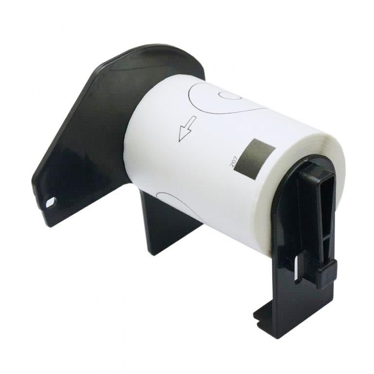 Compatible DK-11207 58mm Round White Thermal Standard Address Labels Compatible with Brother QL-500 550 570 700 710W 720NW 800 810W 820NWB 1050 1100 1110NWB Printers