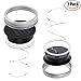 Mason Jar Lights Lids Wide Mouth Waterproof, iThird Solar String Lights Outdoor 2 Pack 10 LED Warm White for Wedding Christmas Holloween Party Deck Balcony Decorative Lighting(Jars Not Included)