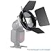 Andoer Four-leaf Universal Mount Barndoor Flash Light Photography Accessory for Nikon Canon Yongnuo Speedlight