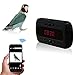 Littleadd Wi-Fi Hidden Camera Alarm Clock 1080P Full HD Spy Camera Motion Detection Activated Alarm App Real-time Video Remotely Monitoring Wireless IP Security Camera Black