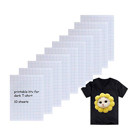 Inkjet Printable HTV Heart Transfer Vinyl Inkjet Printer Iron on ...