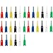 DIYhz 6 Colors Mini SMD Ic Test Hook Clip Grabbers Probe Jumper for Electronic Experiment 30Pcs