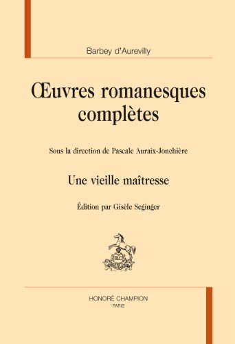 Une  vieille maîtresse