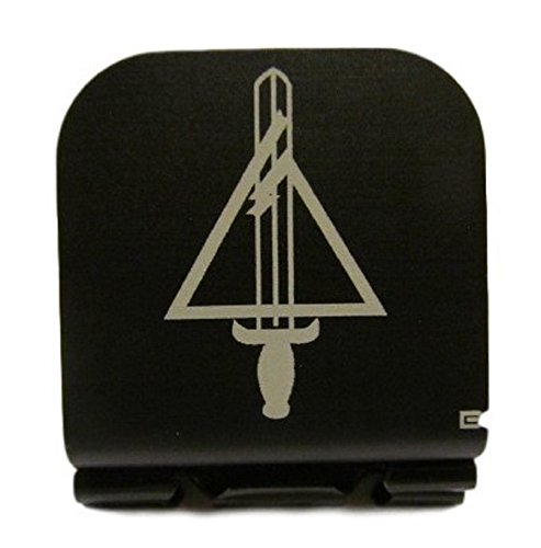 US Military Delta Force Badge Laser Etched Hat Clip Black