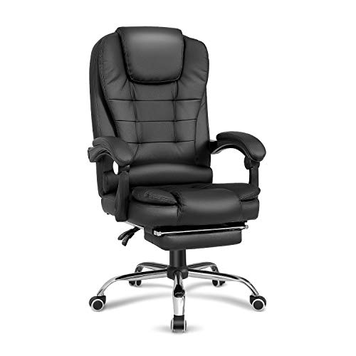 Kealive Executive Ergonomic Office Chair with Footrest, High Back PU