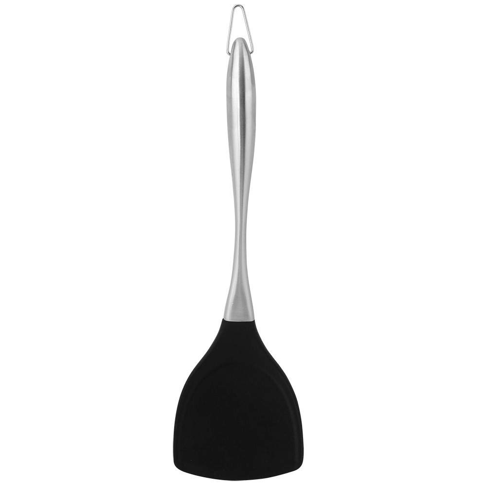 Kitchen Cooking Stainless Steel Handle Silicone Spatula Pan Frying Baking Gadget Tools Cooking Utensils