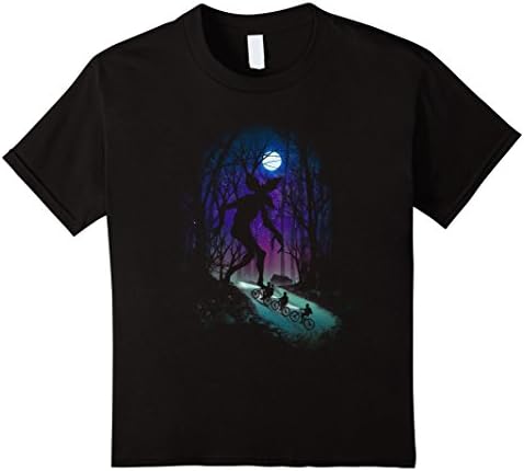 Kids During The Night T Shirt for Strangers Men &amp; Women 10 Black