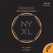 D'Addario NYXL1046 Nickel Wound Electric Guitar Strings, Regular Light & Pro-Winder Bundle

