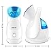 KINGDOMCARES Hot Mist Facial Steamer Warm Nano Ionic Moisturizing Face Humidifier Personal Home Sauna SPA Unclogs Pores Blackheads Acne Comedone Removal Facial Hydration System Nano Sprayer Gold