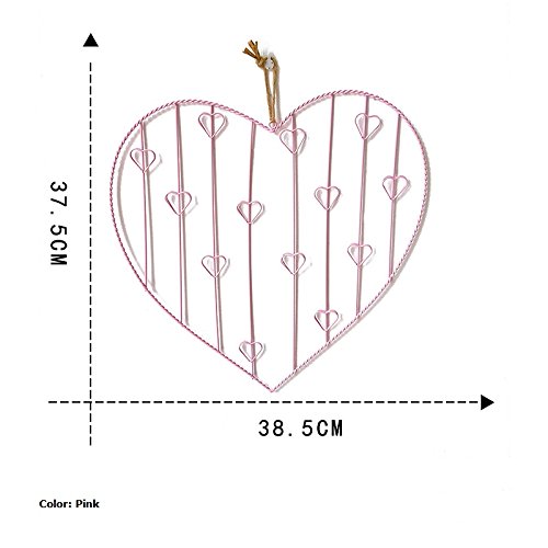 Pingjing Metal Wire Grid Photo Display For Wall Decor With 20 Clips Collage Artworks Prints Multi Pictures Organizer Hanging Display Frames Photo Wall Display Black Garden Outdoor