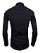 TAM WARE Mens Premium Casual Inner Contrast Dress Shirt TWNMS310S-CMS05-BLACK-US S
