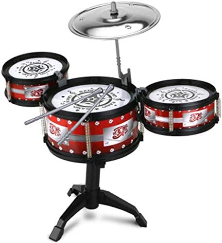 Jazz Drum Set Piece Kids Cymbal, Kick Pedal, Drumsticks