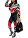 NVXIYYA Women Color Block Two Piece Outfit Long Sleeve Striped Jacket Pants Set Tracksuit