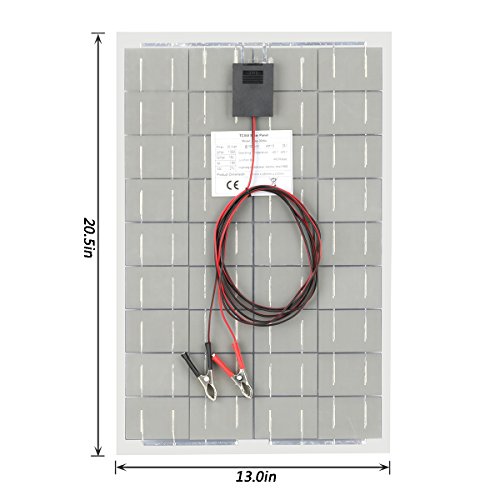 image for TCXW 30 Watt Flexible Solar Panel 18V 12V Portable Polycrystalline Sol