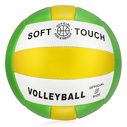 Wisdom Leaves Beach Volleyball Soft Touch Volleyball for Outdoor/Indoor Game Balls Official Size 5 - Thumbnail 7