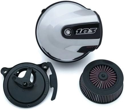 Crusher Street Sleeper 3 Air Cleaner (Cable Throttle) (Chrome) for 06-07 Harley FLHX2