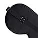 Silk Sleep Mask, Natural Silk Eye Mask Super Smooth Blindfold for Sleep and Travel, Black