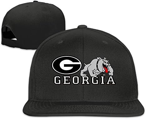 Adult Georgia Bulldogs Fashion Snapback Adjustable Hat Black Apparel