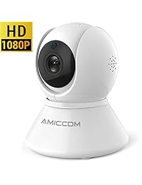 WiFi Camera, 1080P Security Camera System Wireless 2.4Ghz Home PTZ Pan Tilt Zoom Cam with 2 Way Audio Night Vision, Auto-Cruise, Motion Tracker, Activity Alert, Pet Camera iOS Android Windows