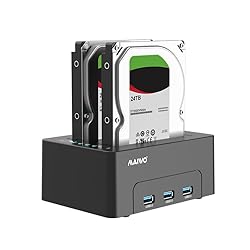 MAIWO Dual Bay Hard Drive Docking Station with