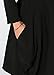 For G&PL Women Casual Longsleeve Loose Tunic T Shirt Mini Dress Black XL