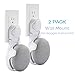 Burrizei Wall Mount for Google Home Mini Without Mess Wires Or Screws, A Space-Saving Solution for Your Google Home Mini (2PACK White)