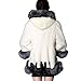 Fhillinuo Faux Fur Coat With Hood For Women
